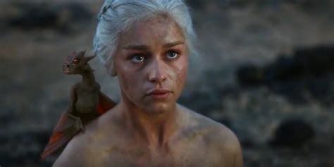 daenerys targaryen nude|Game of Thrones: Emilia Clarke on Fiery Nude Scene